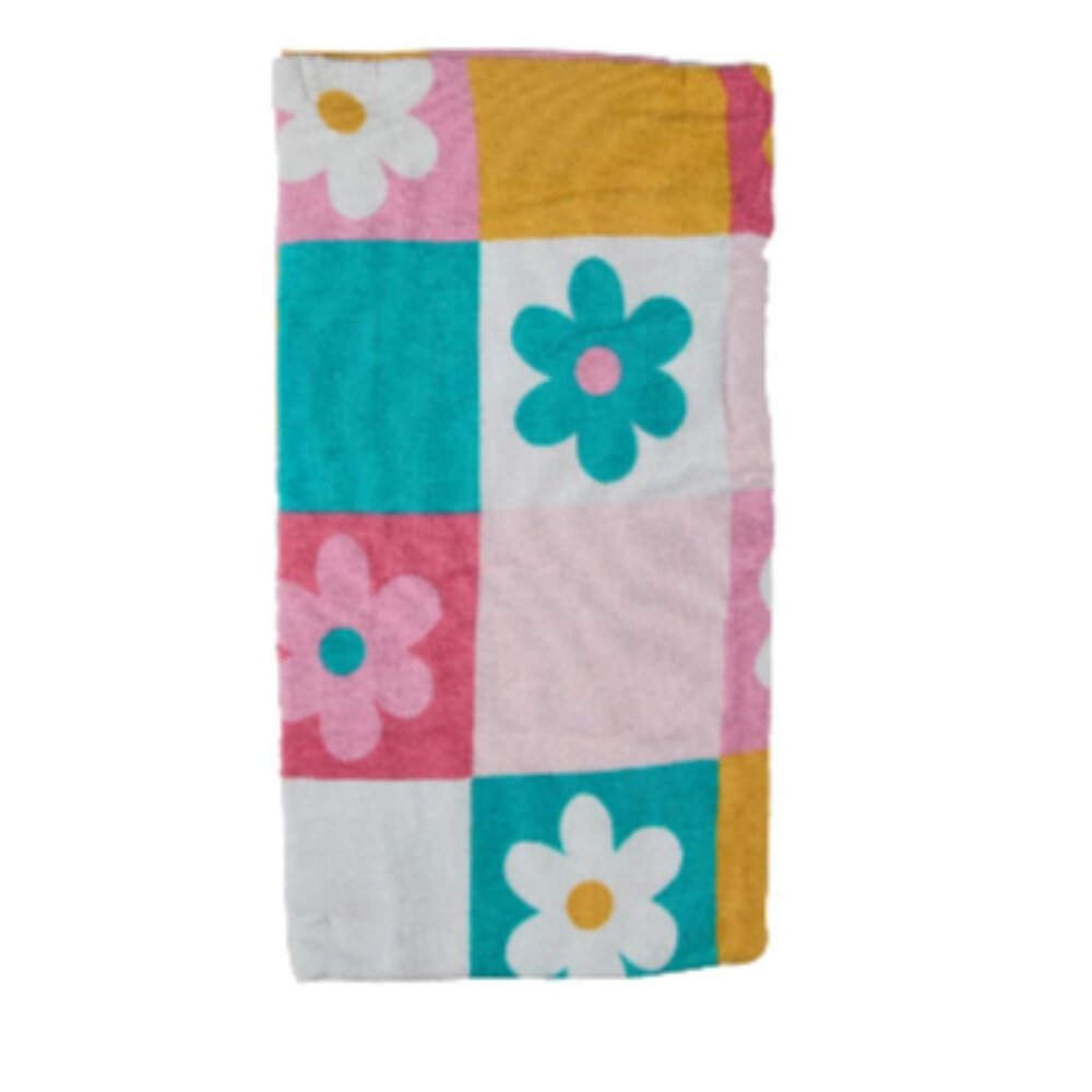 Big Different Colors Flowers Towel